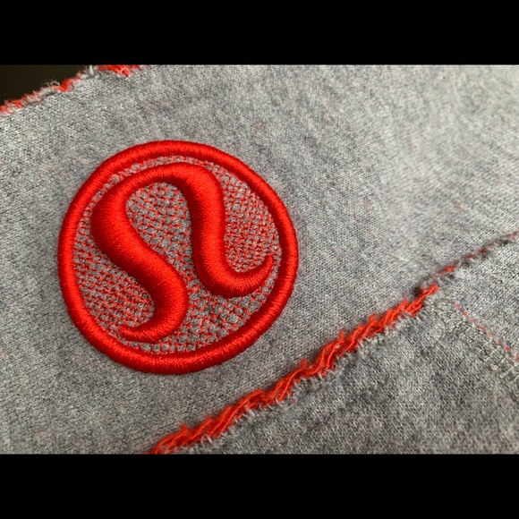 Lululemon jacket hoodie grey orange size 4 - Picture 16 of 16